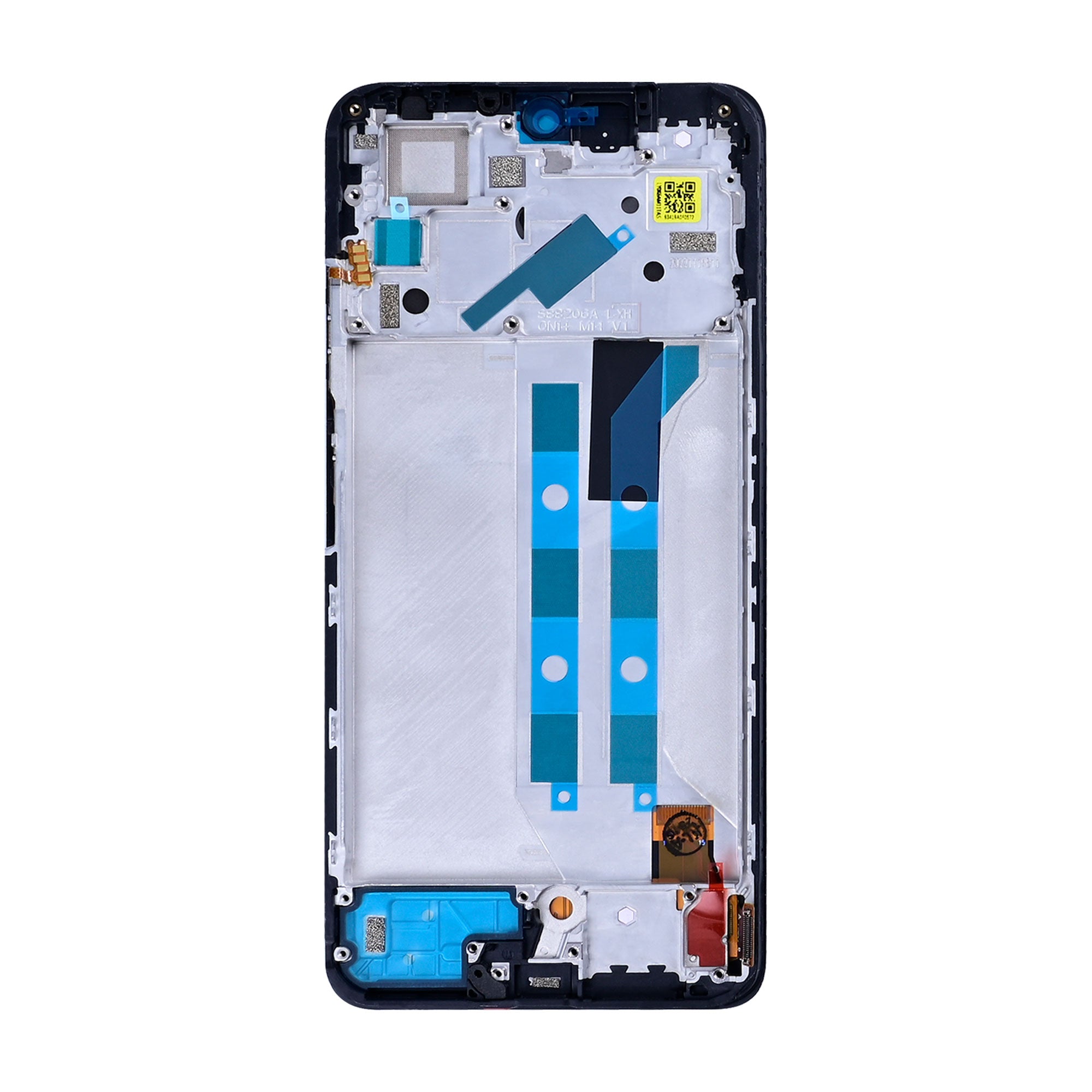 Xiaomi Redmi Note 12 Pro 4G-scherm en digitizer met frame, zwart, OEM