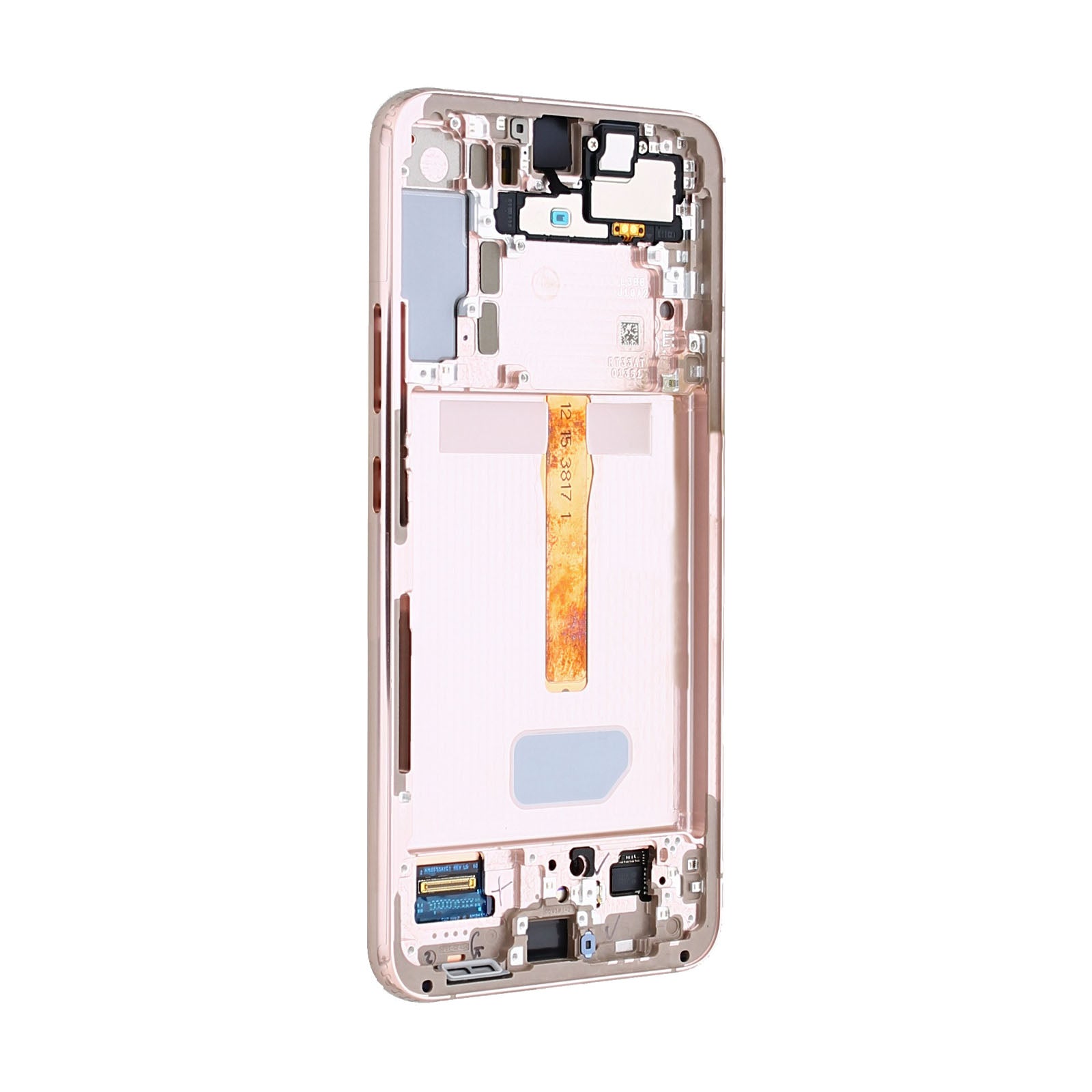 Samsung Galaxy S22 Plus S906B Beeldscherm en Digitizer met Frame Roze Goud Service Pack