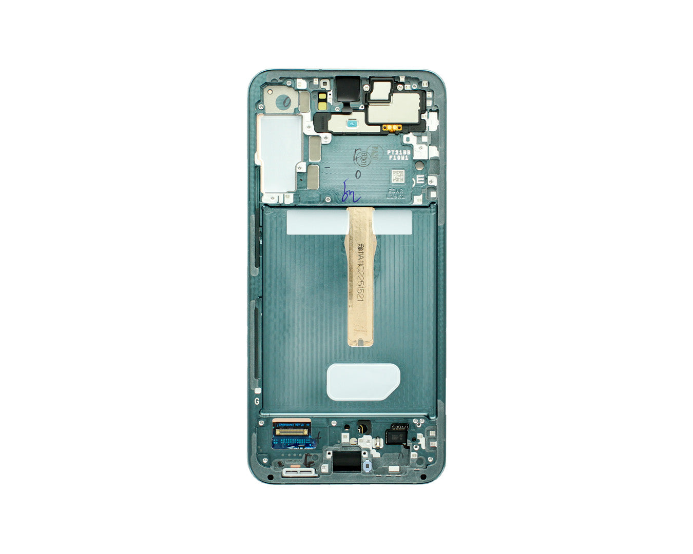 Samsung Galaxy S22 Plus S906B Beeldscherm en Digitizer met Frame Green Service Pack