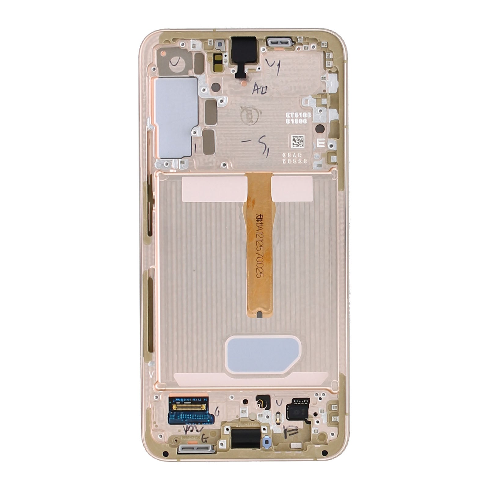 Samsung Galaxy S22 Plus S906B Beeldscherm en Digitizer met Frame Violet Service Pack