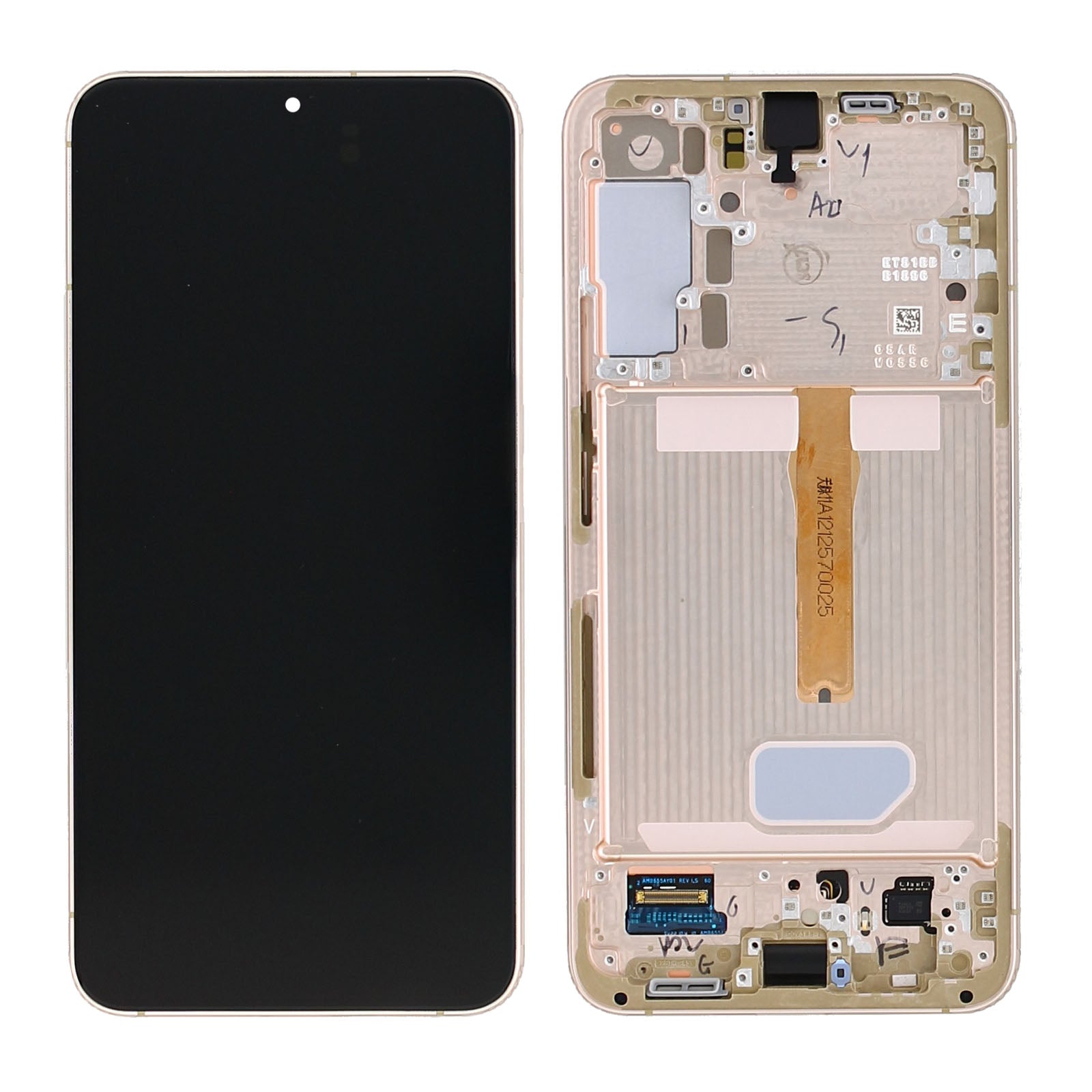 Samsung Galaxy S22 Plus S906B Beeldscherm en Digitizer met Frame Violet Service Pack