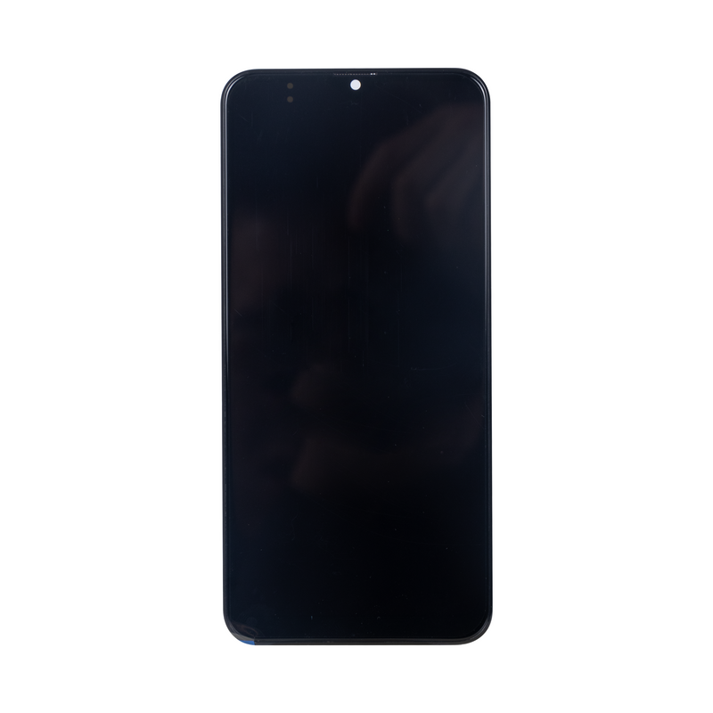Samsung Galaxy A20 A205F Beeldscherm en Digitizer met Frame Zwart Soft-OLED