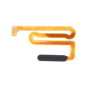 Samsung Galaxy A12 A125F, A12 Nacho A127F Vingerafdruksensor Flex met aan/uit-knop Zwart OEM