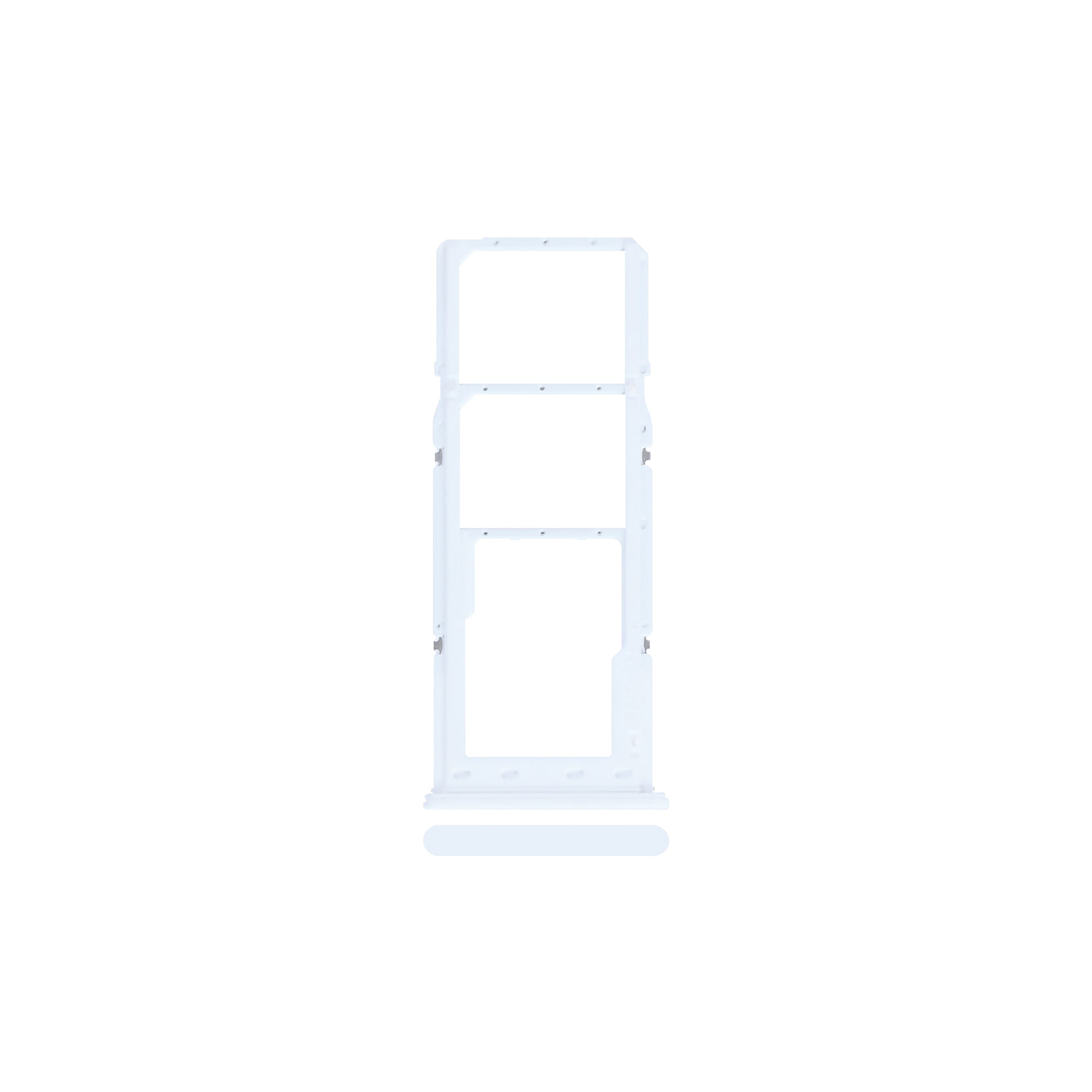 Samsung Galaxy A12 A125F Sim Kaarthouder Wit OEM