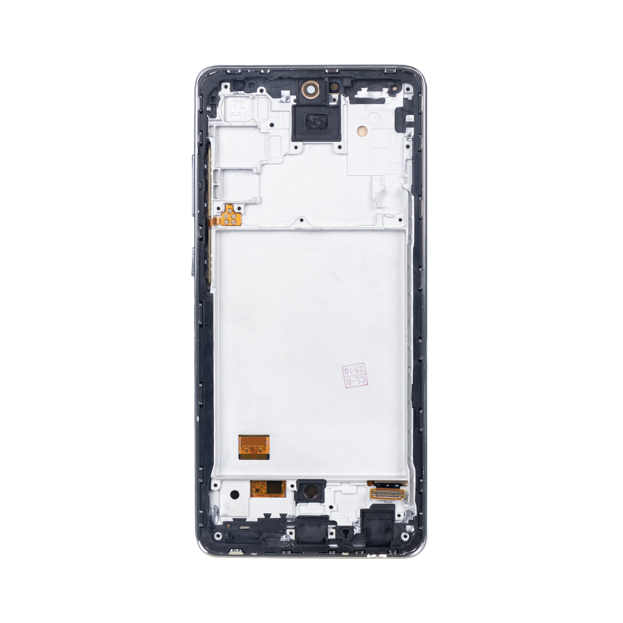 Samsung Galaxy A72 A725F Beeldscherm en Digitizer met Frame Awesome White Soft-OLED