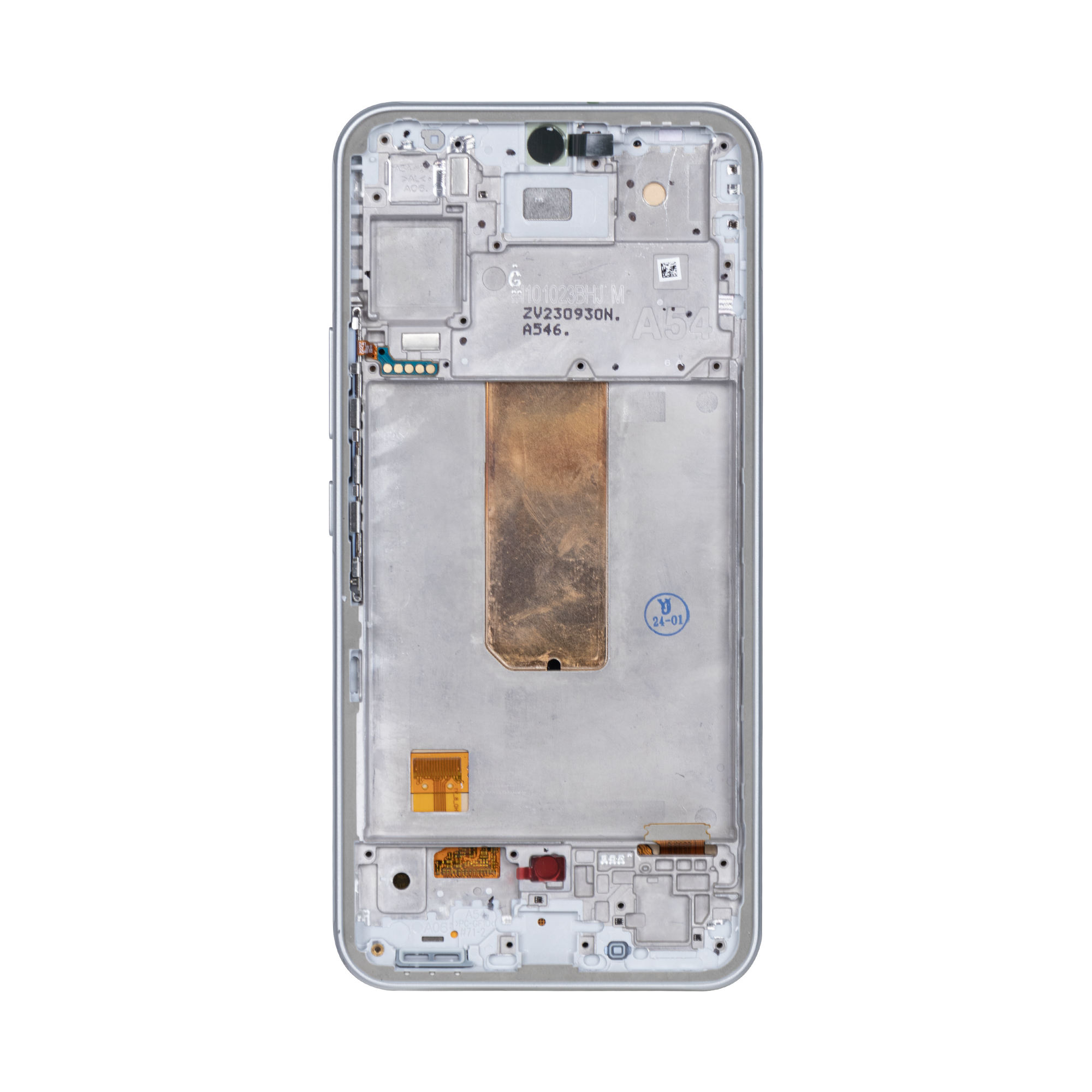 Samsung Galaxy A54 5G A546B Scherm en Digitizer met Frame Wit Soft-OLED