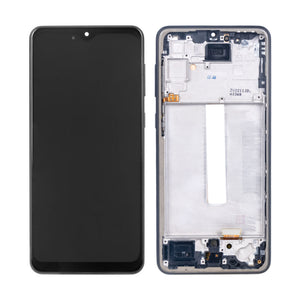Samsung Galaxy A33 5G A336B Scherm en Digitizer met Frame Zwart Soft-OLED