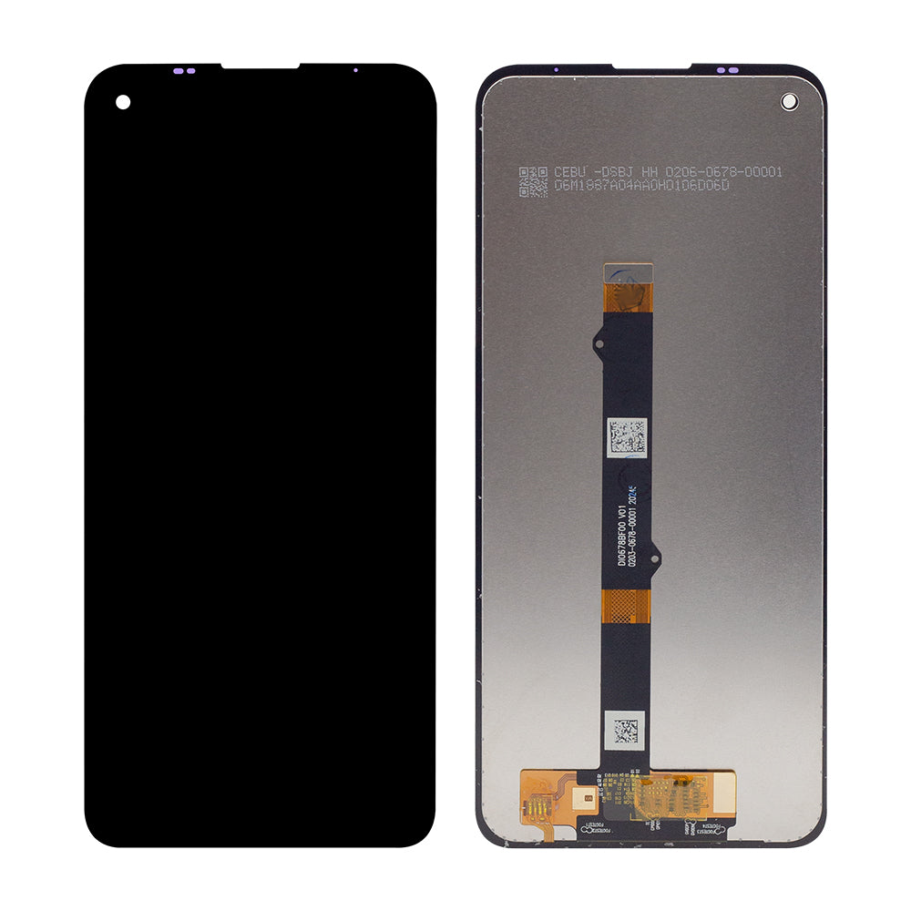 Moto G9 Power-display en digitizer zonder frame, zwart, OEM