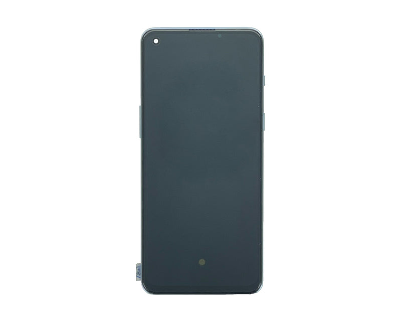OnePlus Nord 2-scherm en digitizer met frame Grey Sierra OEM