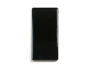 Samsung Galaxy Note 10 N970F Beeldscherm en Digitizer met frame Aura Wit Service Pack