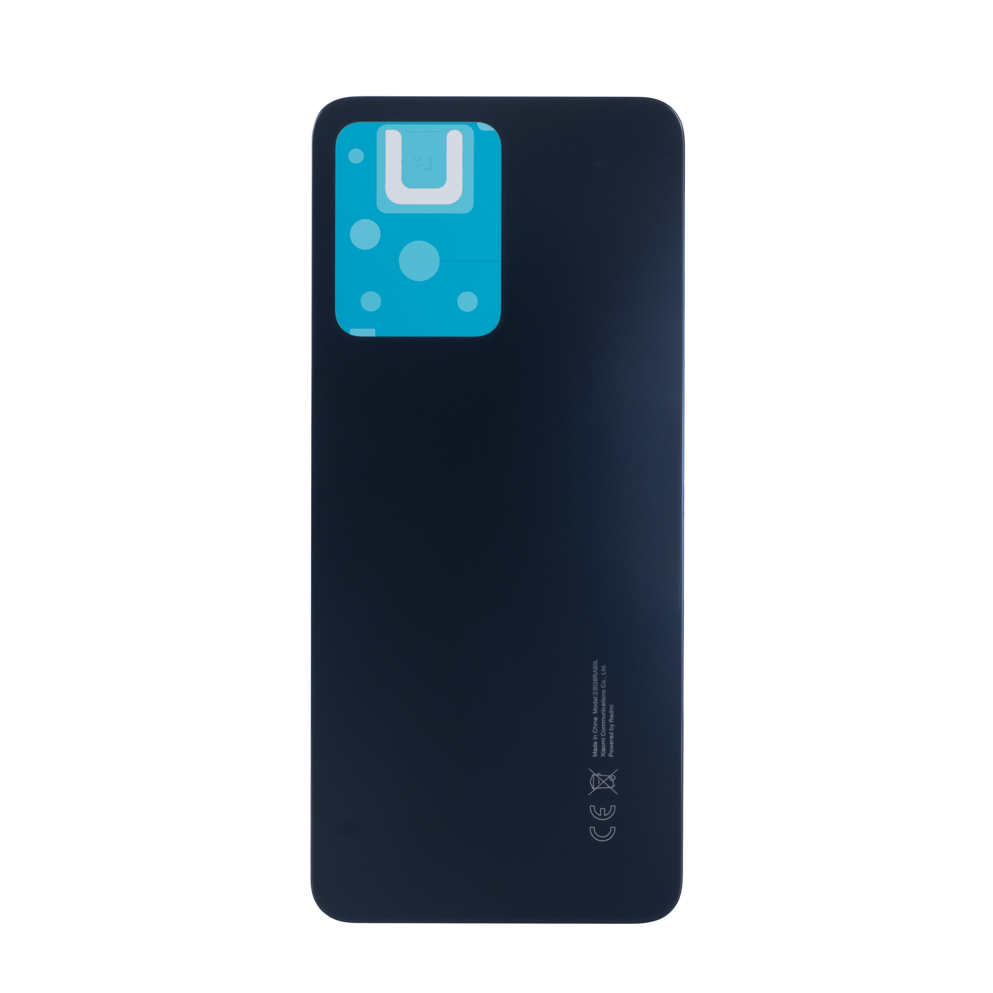 Xiaomi Redmi Note 12 4G achterkant zonder lens Onyx Grey OEM