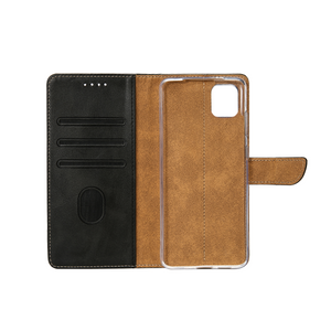 Rixus Boekenhoes Voor Samsung Galaxy A03 Zwart
