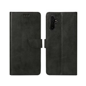 Rixus Boekenhoes Voor Samsung Galaxy A34 5G Zwart