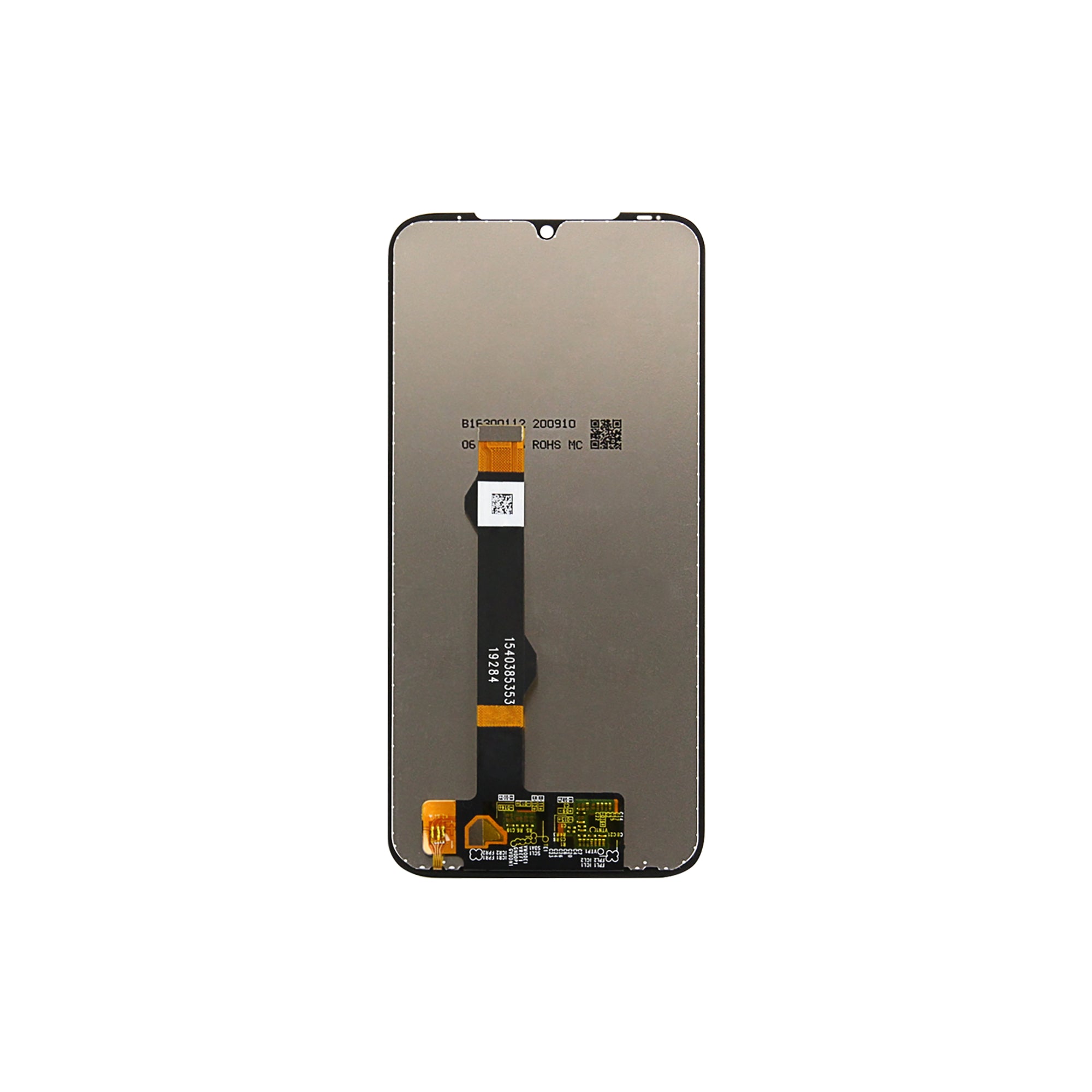 Motorola Moto G8 Plus-scherm en digitizer zonder frame, zwart, OEM