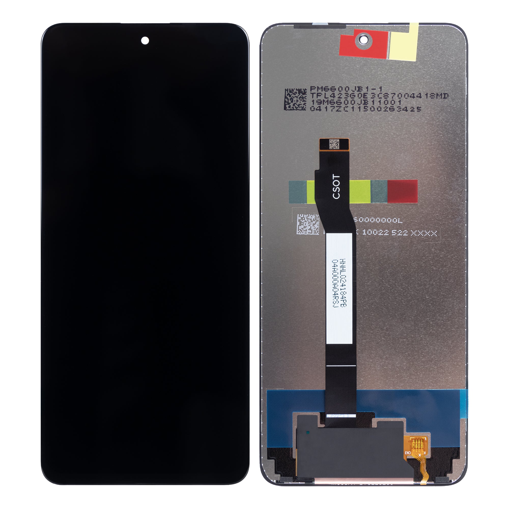 Xiaomi Redmi Note 11T Pro scherm en Digitizer zonder frame zwart OEM