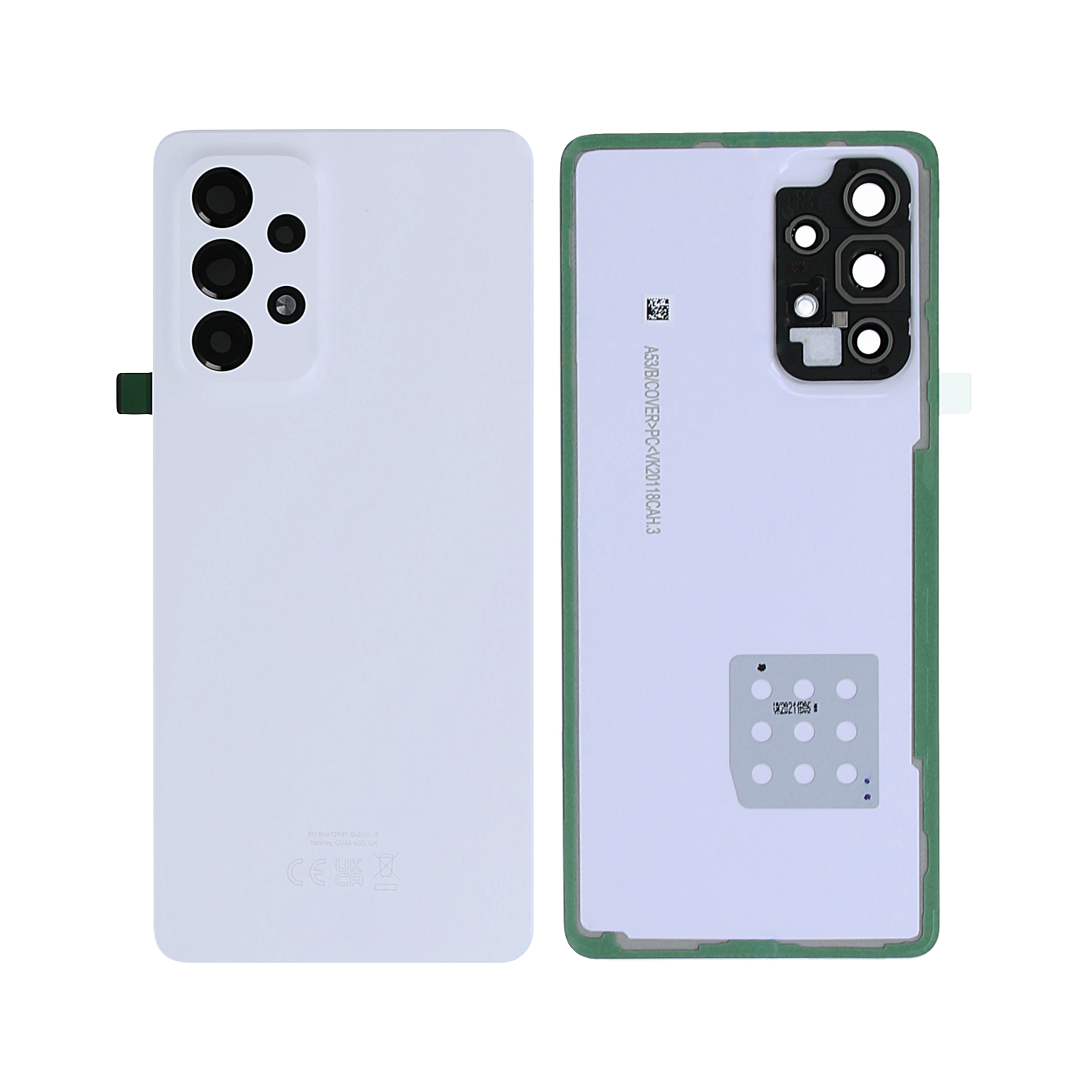 Samsung Galaxy A53 5G A536B Achtercover met lens Ontzagwekkend Wit OEM