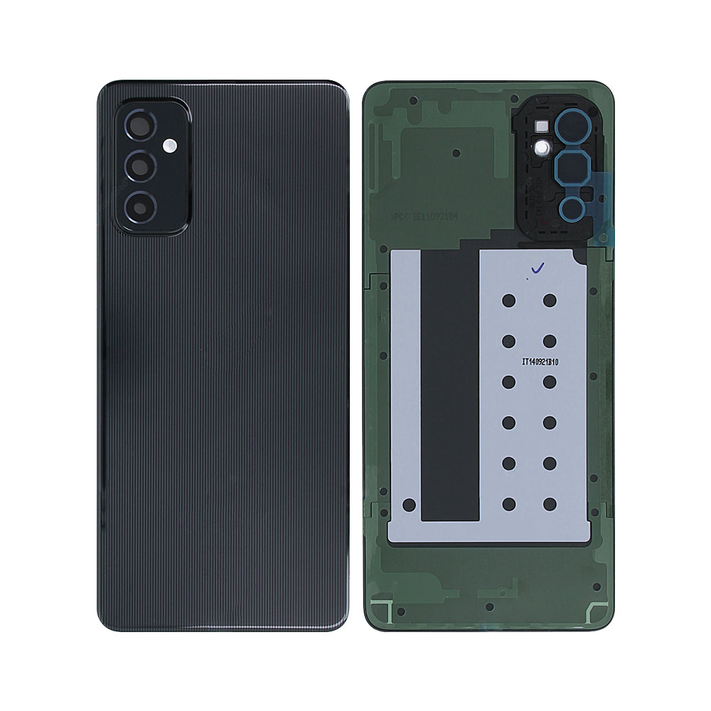 Samsung Galaxy M52 M526B achterkant met lens, glanzend zwart OEM