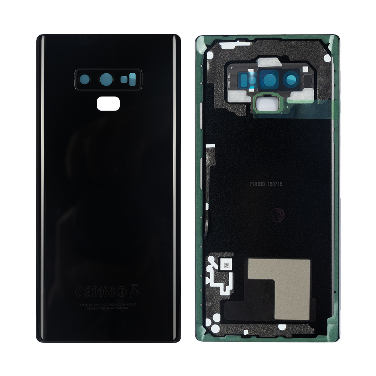 Samsung Galaxy Note 9 N960F achterkant met lens Midnight Black OEM