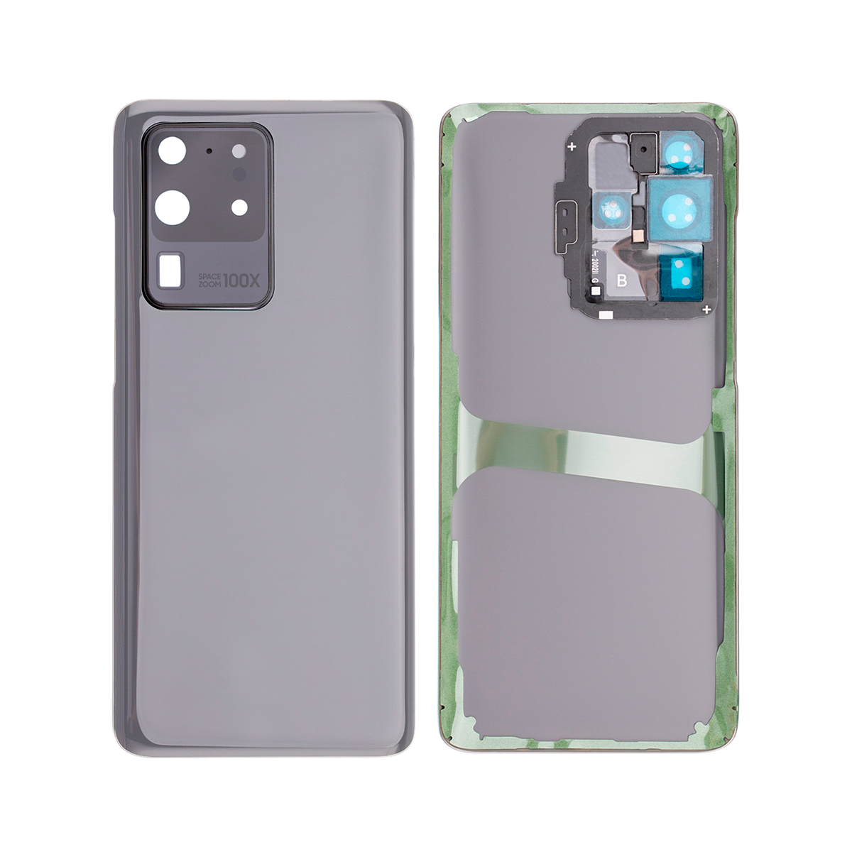 Samsung Galaxy S20 Ultra G988B achterkant met lens Cosmic Grey OEM