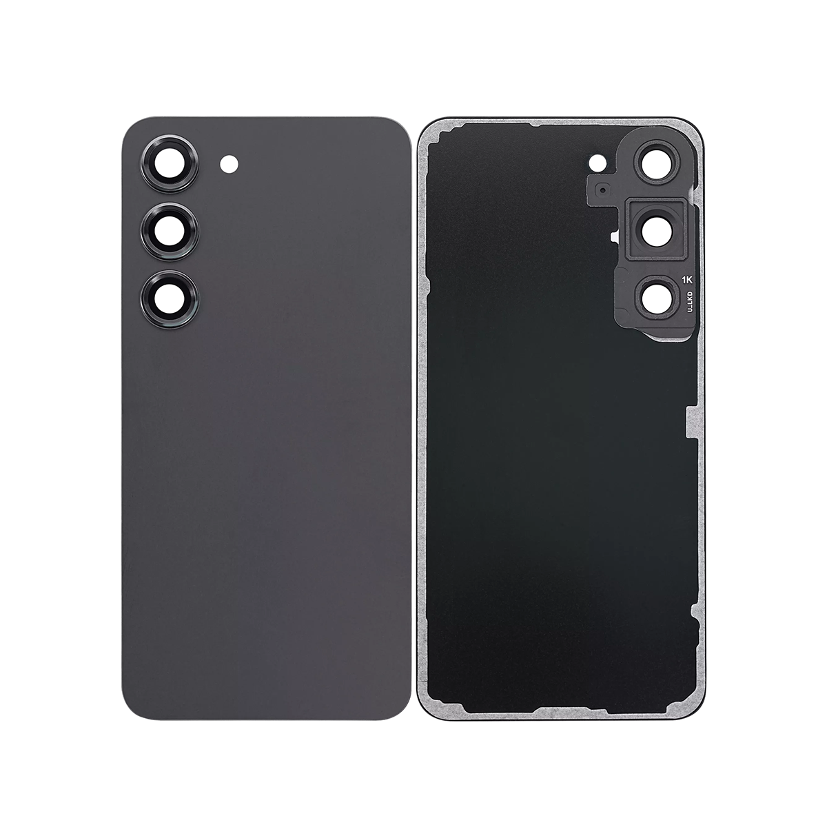 Samsung Galaxy S23 S911B achterkant met lens Phantom Black OEM