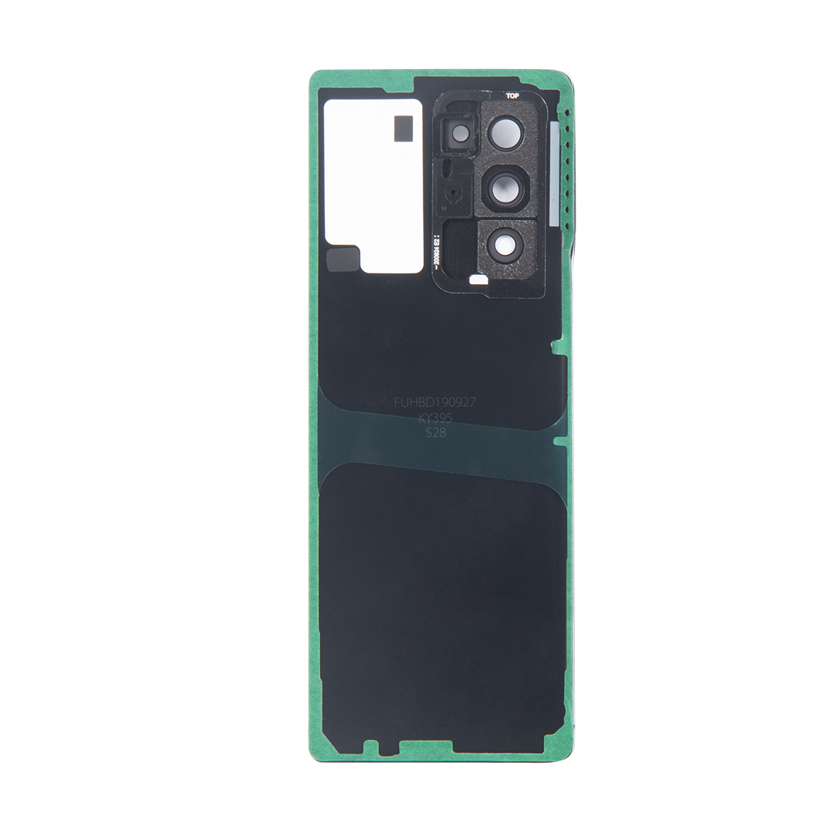 Samsung Galaxy Z Fold2 5G F916B achterkant met lens Mystic Black OEM