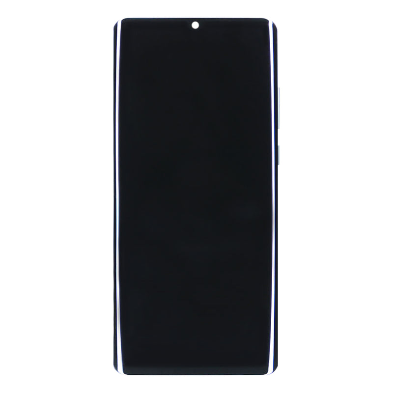 Huawei P30 Pro (2019), P30 Pro New Edition (2020) Scherm en digitizer met frame en batterij Zwart servicepakket