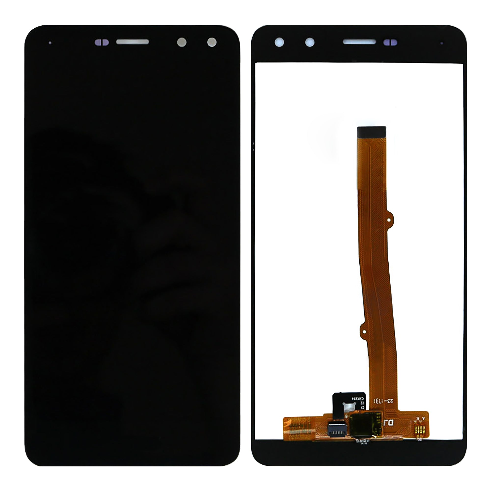 Huawei Y6 (2017) scherm en digitizer zonder frame, zwart, OEM