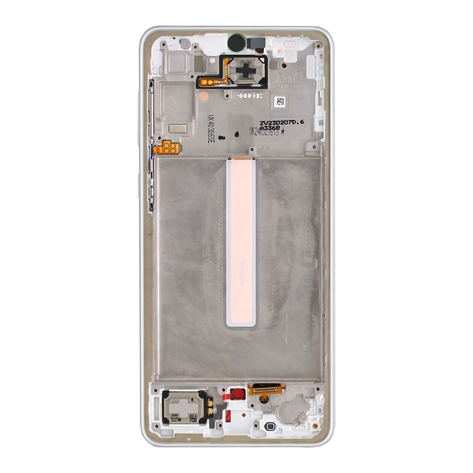 Samsung Galaxy A33 5G A336B Beeldscherm en Digitizer met Frame Geweldig Wit Service Pack