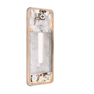 Samsung Galaxy A33 5G A336B Scherm en Digitizer met Frame Awesome Peach Service Pack