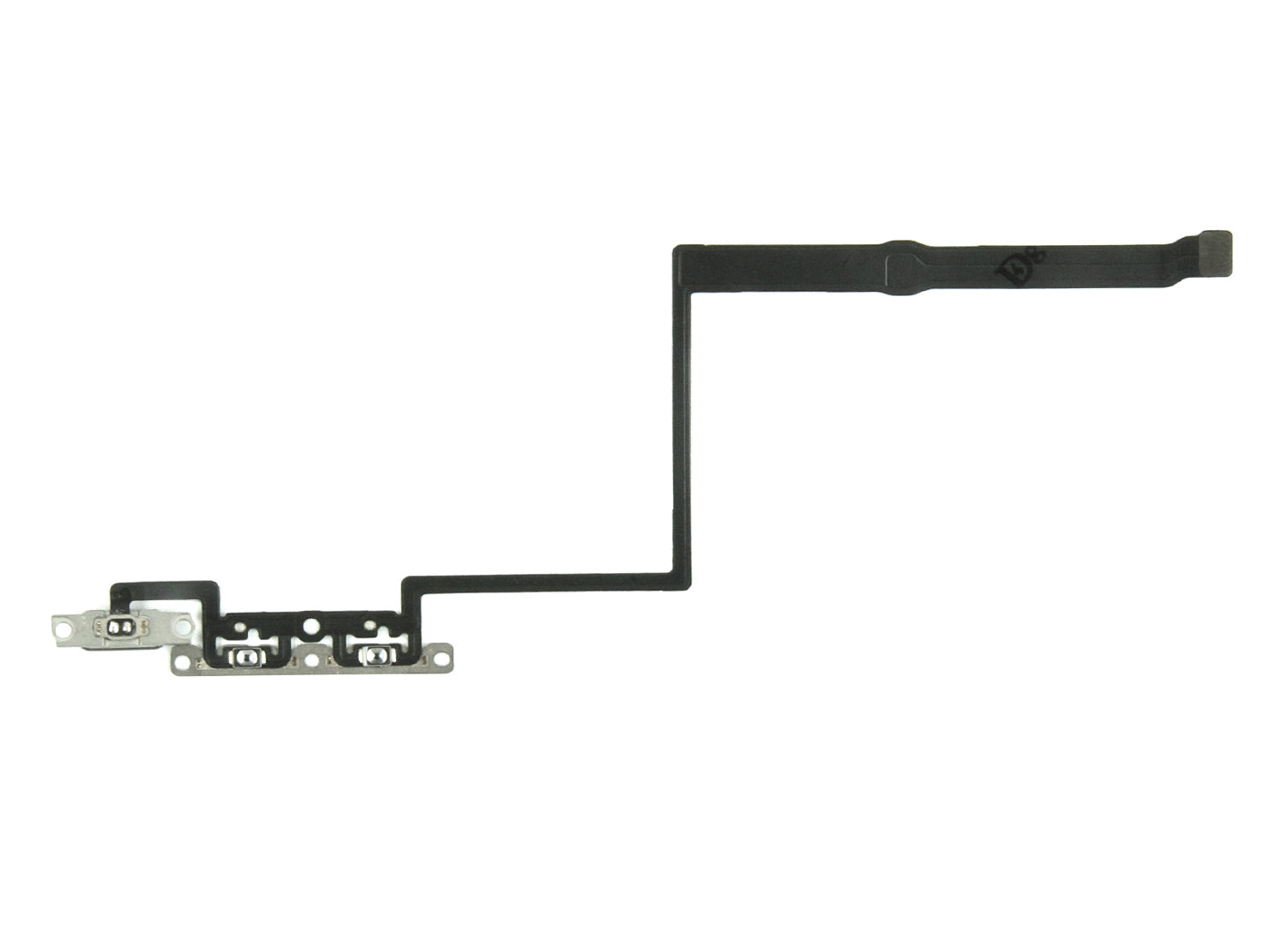 For Apple 11 Pro Volume- en dempingsschakelaar Flex getrokken