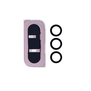 Samsung Galaxy S21 5G G991B Camera Lens Cover With Frame Pink Gold OEM