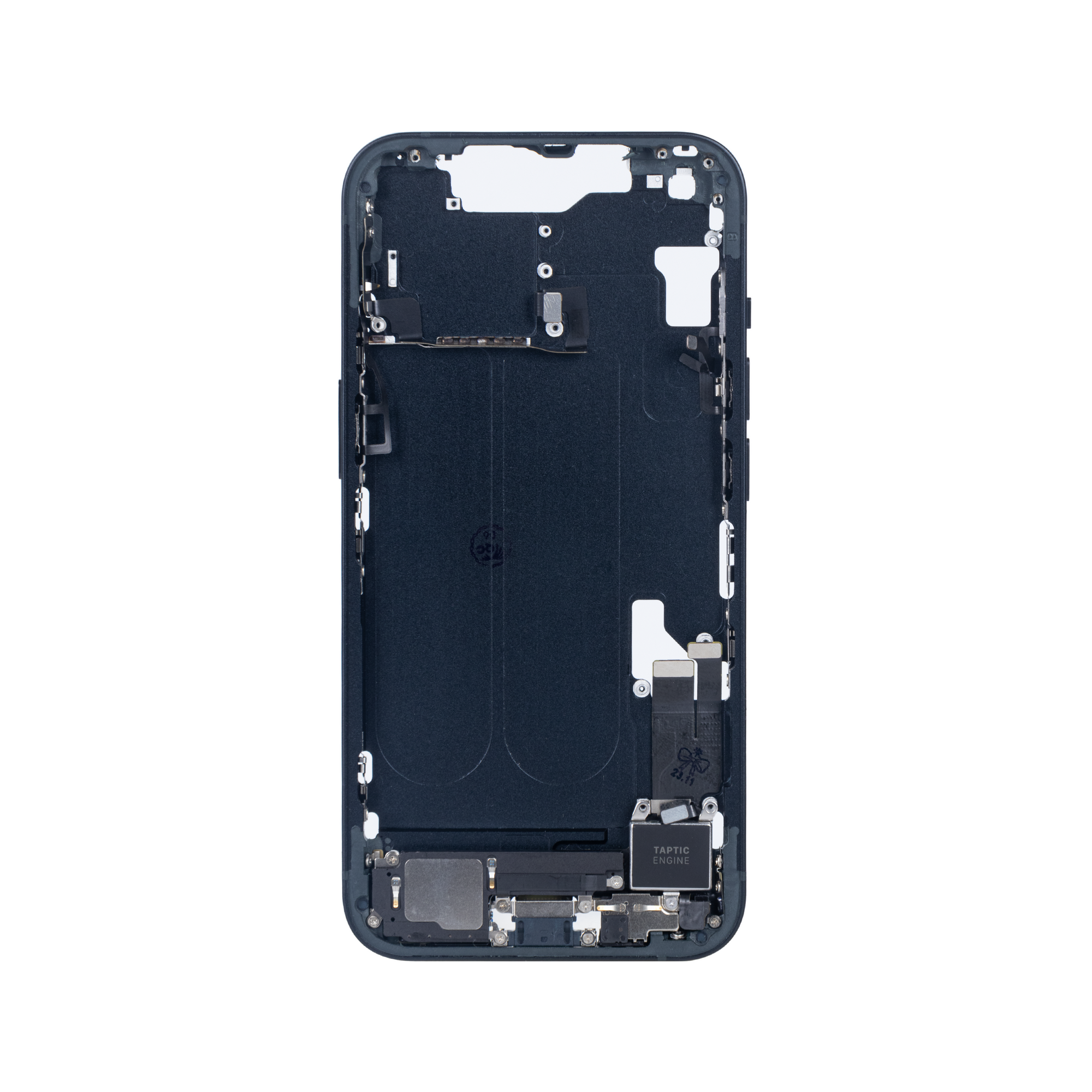 For Apple 14 behuizing met kleine onderdelen zwart OEM