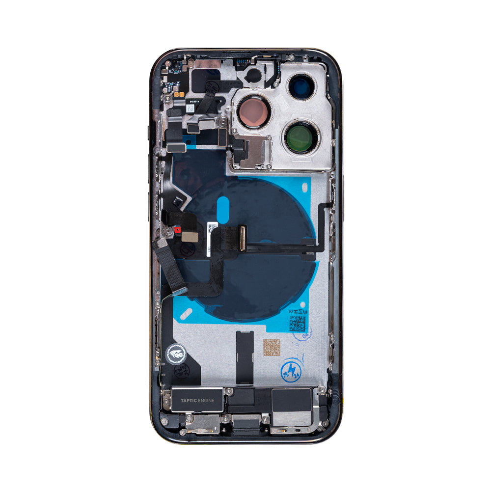 For Apple 14 Pro behuizing met kleine onderdelen zwart OEM