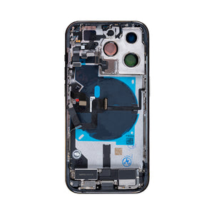 For Apple 14 Pro behuizing met kleine onderdelen zwart OEM