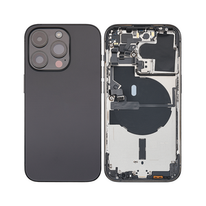 For Apple 14 Pro Max behuizing met kleine onderdelen zwart OEM