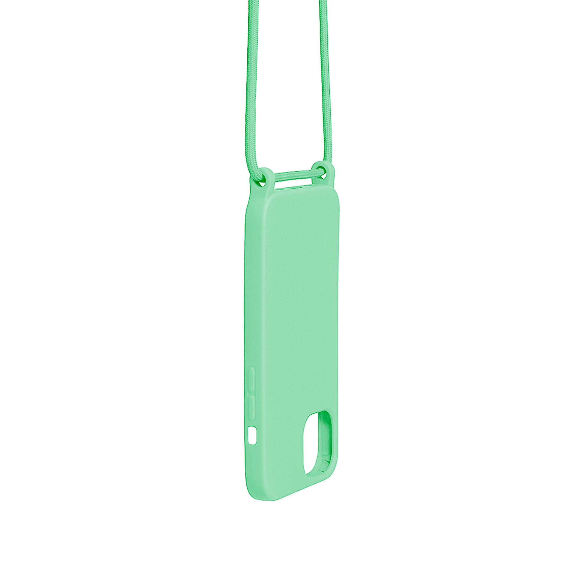 Rixus TPU Halsband Koorddekking For Apple iPhone 15 Matcha