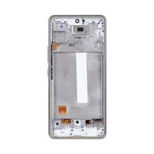 Samsung Galaxy A53 5G A536B Beeldscherm en Digitizer met Frame Wit Soft-OLED