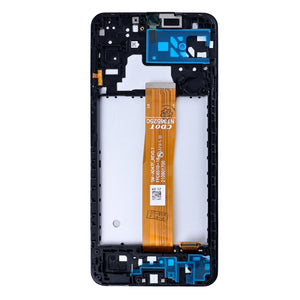 Samsung Galaxy A04s A047F Scherm en Digitizer met Frame Zwart OEM
