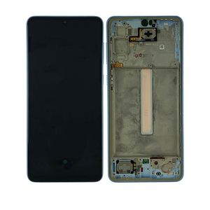Samsung Galaxy A33 5G A336B Scherm en Digitizer met frame Ontzagwekkende blauwe Soft-OLED