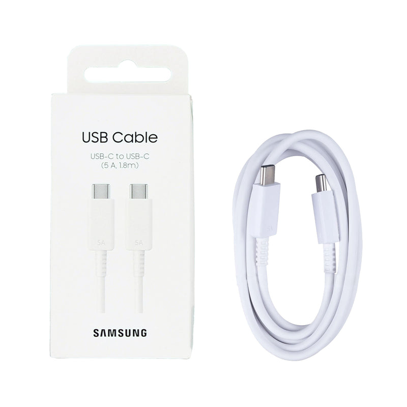 Samsung USB-C To USB-C Cable 180cm 5A White Original Retail Box