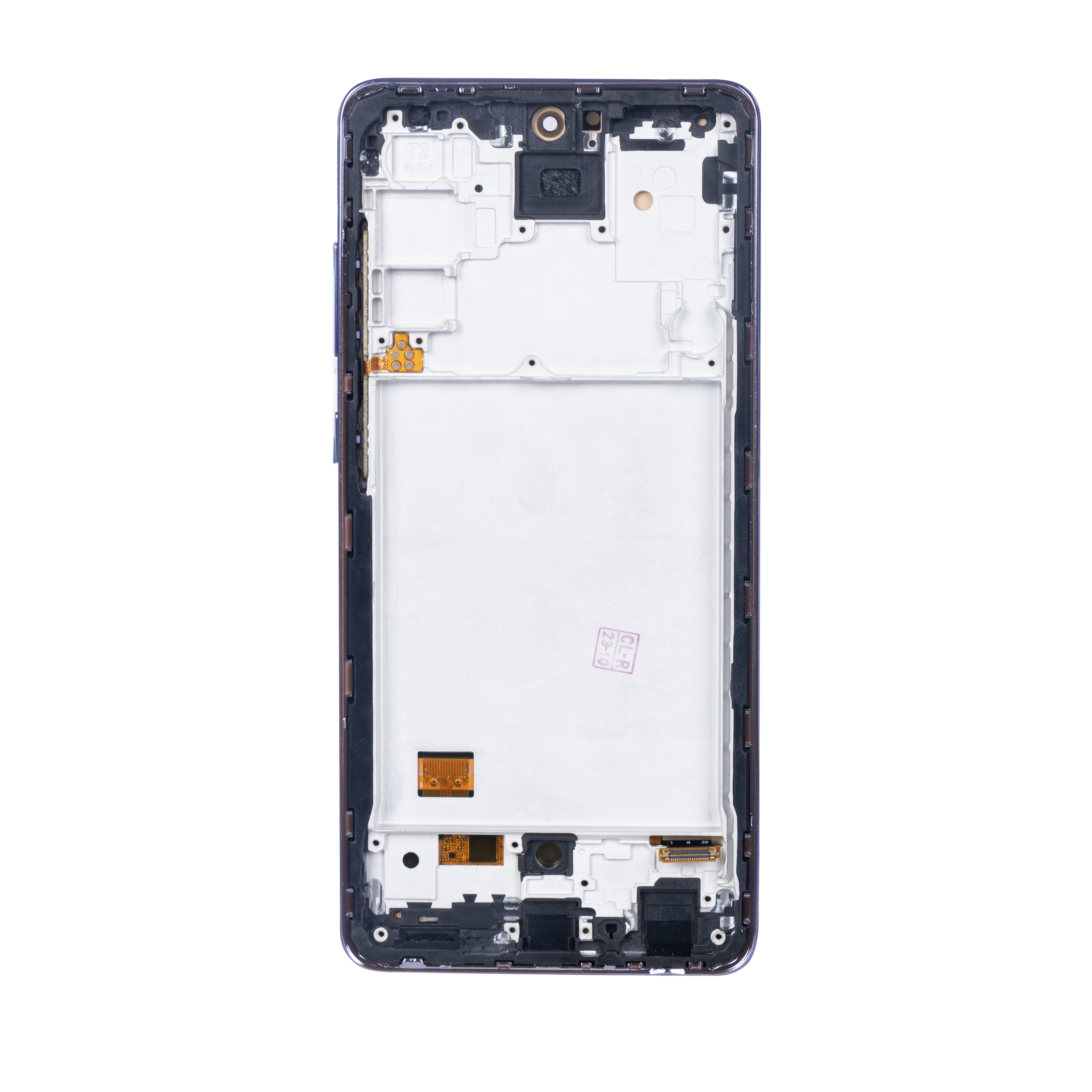 Samsung Galaxy A72 A725F Scherm en Digitizer met Frame Awesome Violet Soft-OLED