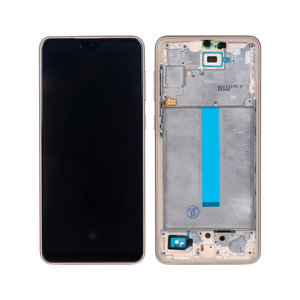 Samsung Galaxy A33 5G A336B Scherm en Digitizer met Frame Awesome Peach Soft-OLED