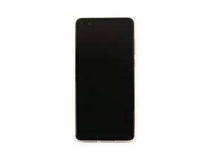 Huawei P40-scherm en digitizer met frame Blush Gold-servicepakket