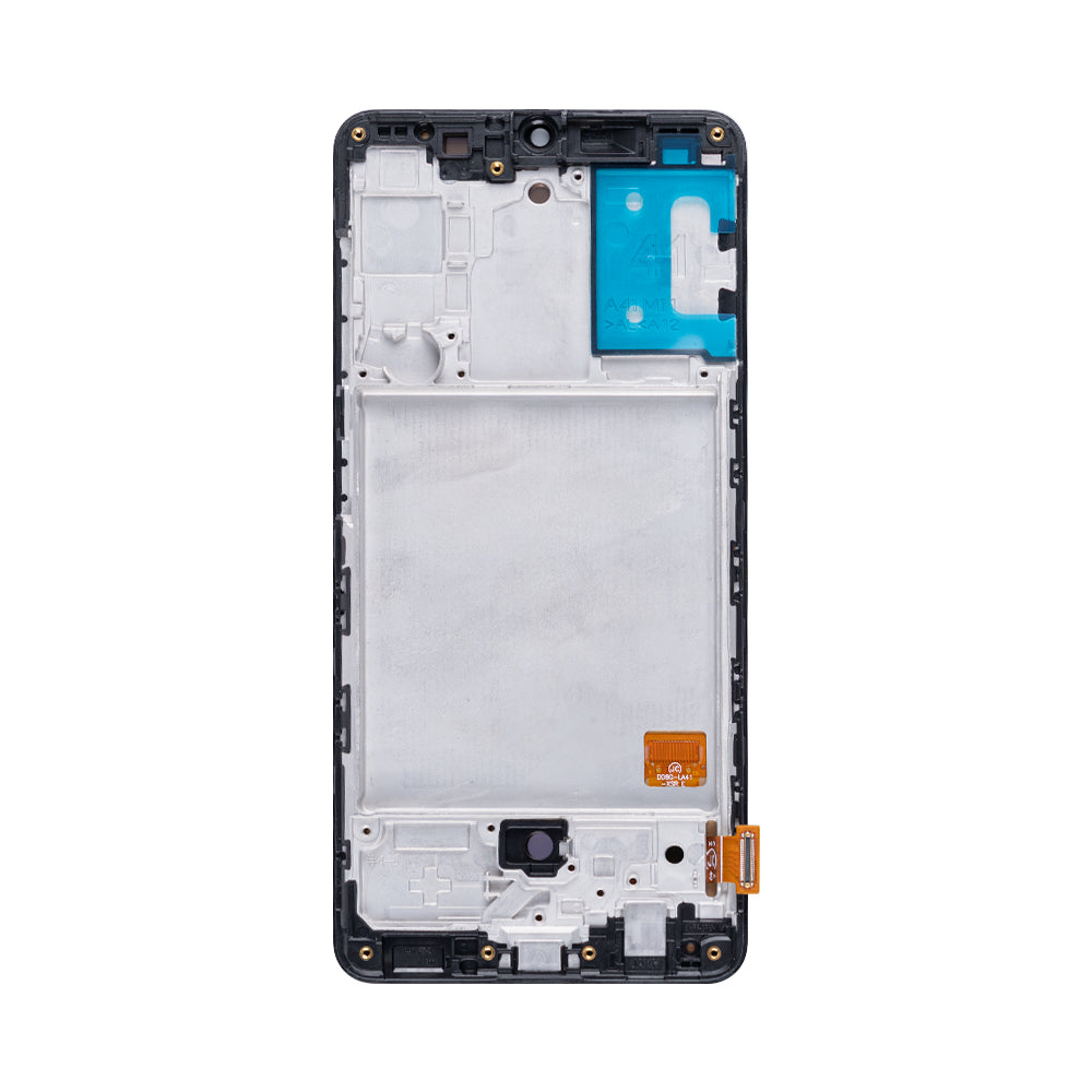 Samsung Galaxy A41 A415F Beeldscherm en Digitizer met Frame Prism Crush Zwart Soft-OLED