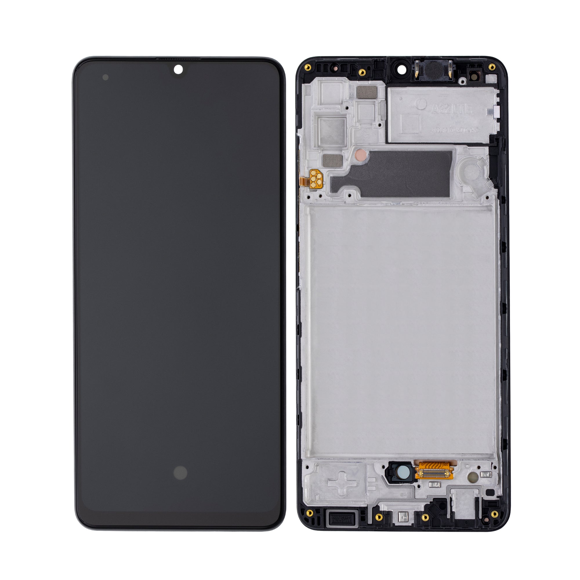 Samsung Galaxy A32 A325F Beeldscherm en Digitizer met Frame Ontzagwekkende Zwarte Soft-OLED
