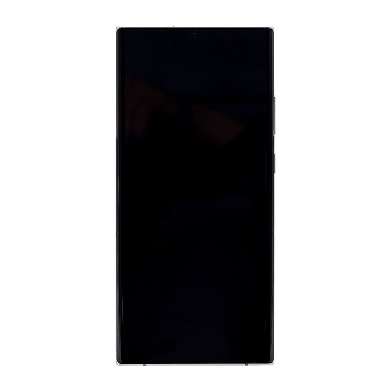 Samsung Galaxy Note 20 Ultra N985F, Ultra 5G N986B Beeldscherm en Digitizer met Frame Mystic White Service Pack