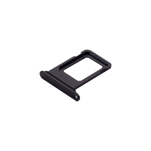For Apple iPhone 12 Sim Kaarthouder Zwart Getrokken