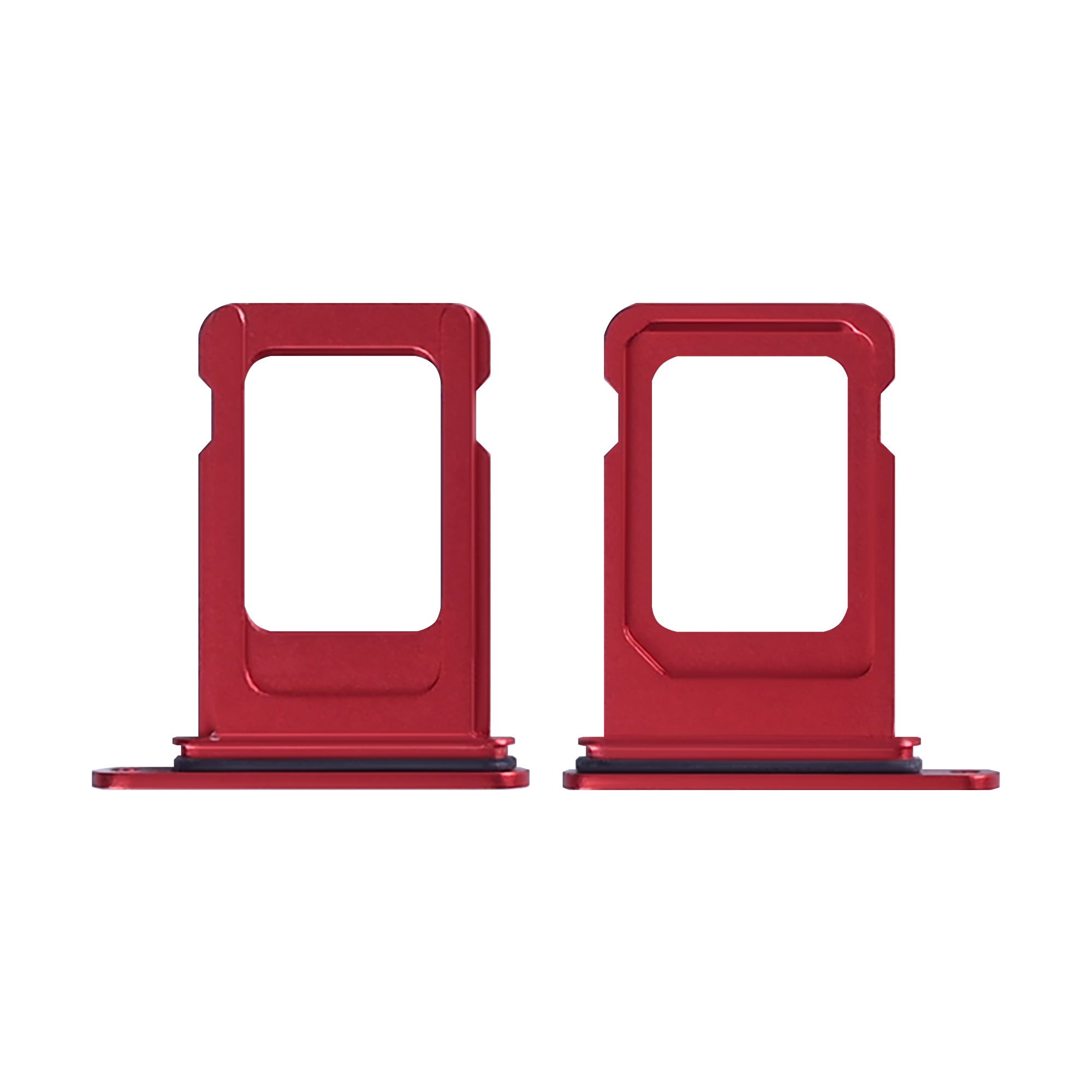 For Apple iPhone 12 Sim kaarthouder rood getrokken