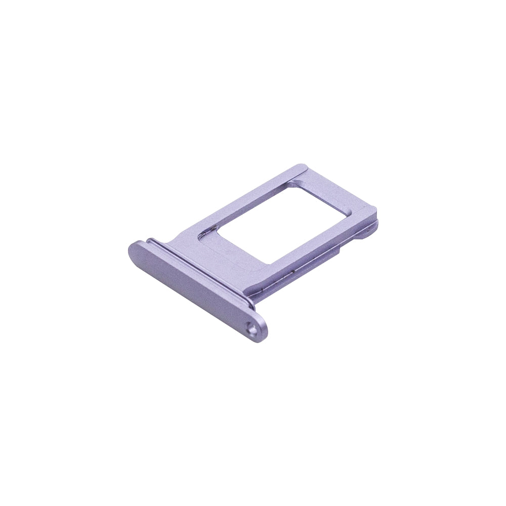 For Apple iPhone 11 Sim Kaarthouder Paars Getrokken