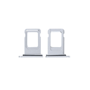 For Apple iPhone 11 Sim Kaarthouder Wit Getrokken